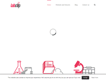 Tablet Screenshot of labcup.net